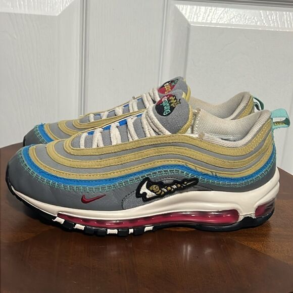 🔥 NIKE Air Max 97 “AIR SPRUNG” GS  Special Edition Running Shoes - Sz 7Y - EUC - Picture 3 of 14